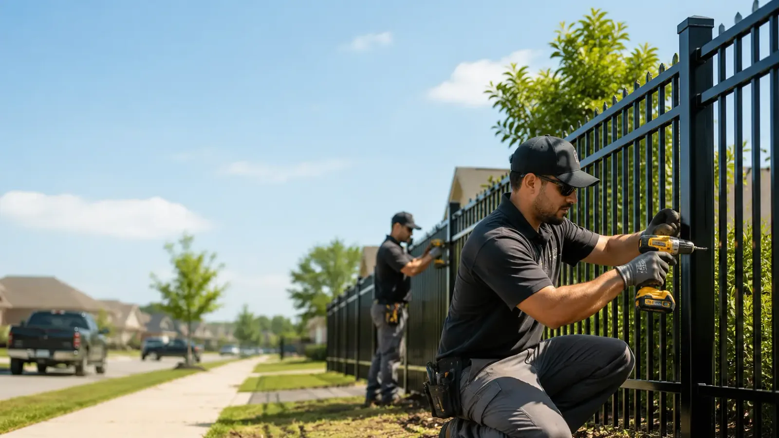 Metal Fence Installation in Water View, VA